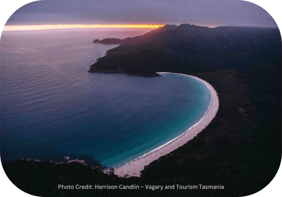 the scenic views with freycinet air tasmania in freycinet, tasmania