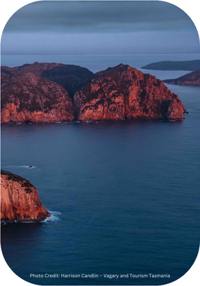 the scenic views with freycinet air tasmania in freycinet, tasmania