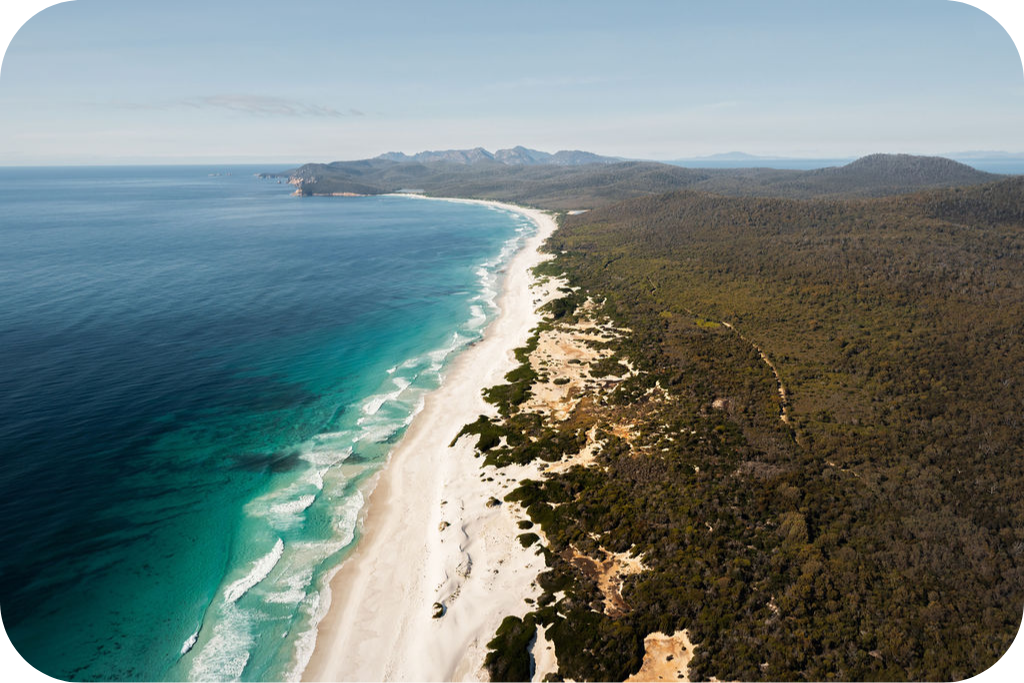 a view of a large body of water