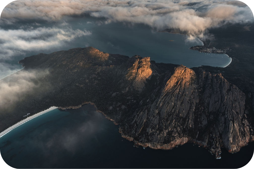 a view of a mountain